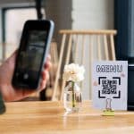תפריט דיגיטלי למסעדה שנסרק ב-QR
