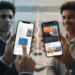 השוואה בין חווית משתמש מתסכלת בקובץ PDF לעומת מגזין דיגיטלי אינטראקטיבי של דיגיטלר (Digitaler)