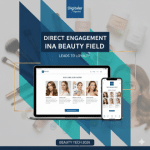 קטלוג דיגיטלי אינטראקטיבי של דיגיטלר (Digitaler) המוצג על גבי מחשב נייד וסמארטפון עבור מכוני יופי וקוסמטיקאיות