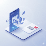 השוואה ויזואלית בין קטלוג דיגיטלי מדפדף ואינטראקטיבי על גבי מסך סמארטפון לבין קובץ PDF סטטי ומיושן, עם אלמנטים של אנליטיקה ומהירות ברוח המותג דיגיטלר (Digitaler).